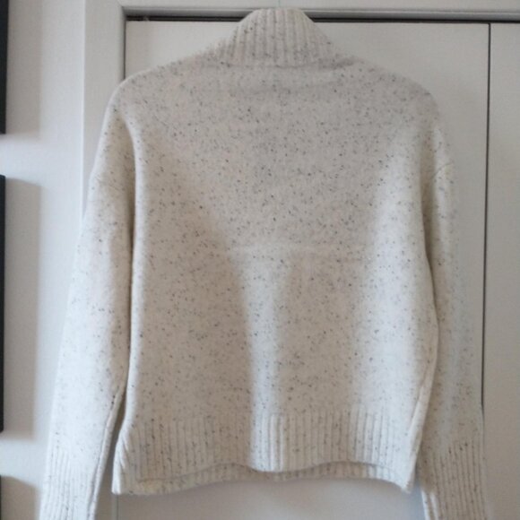 Express Easy Lace Up Mock Neck Sweater in Ivory NWT - Picture 13 of 14